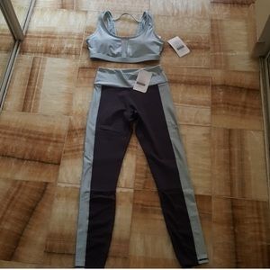 Fabletics NWOT high waist sports bra & leggings